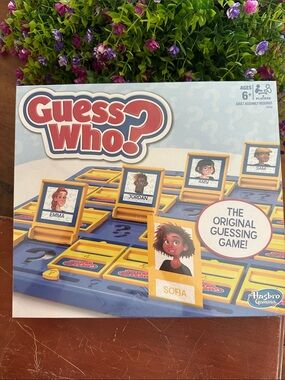 Hasbro Guess Who? Board Game - Blue & Yellow